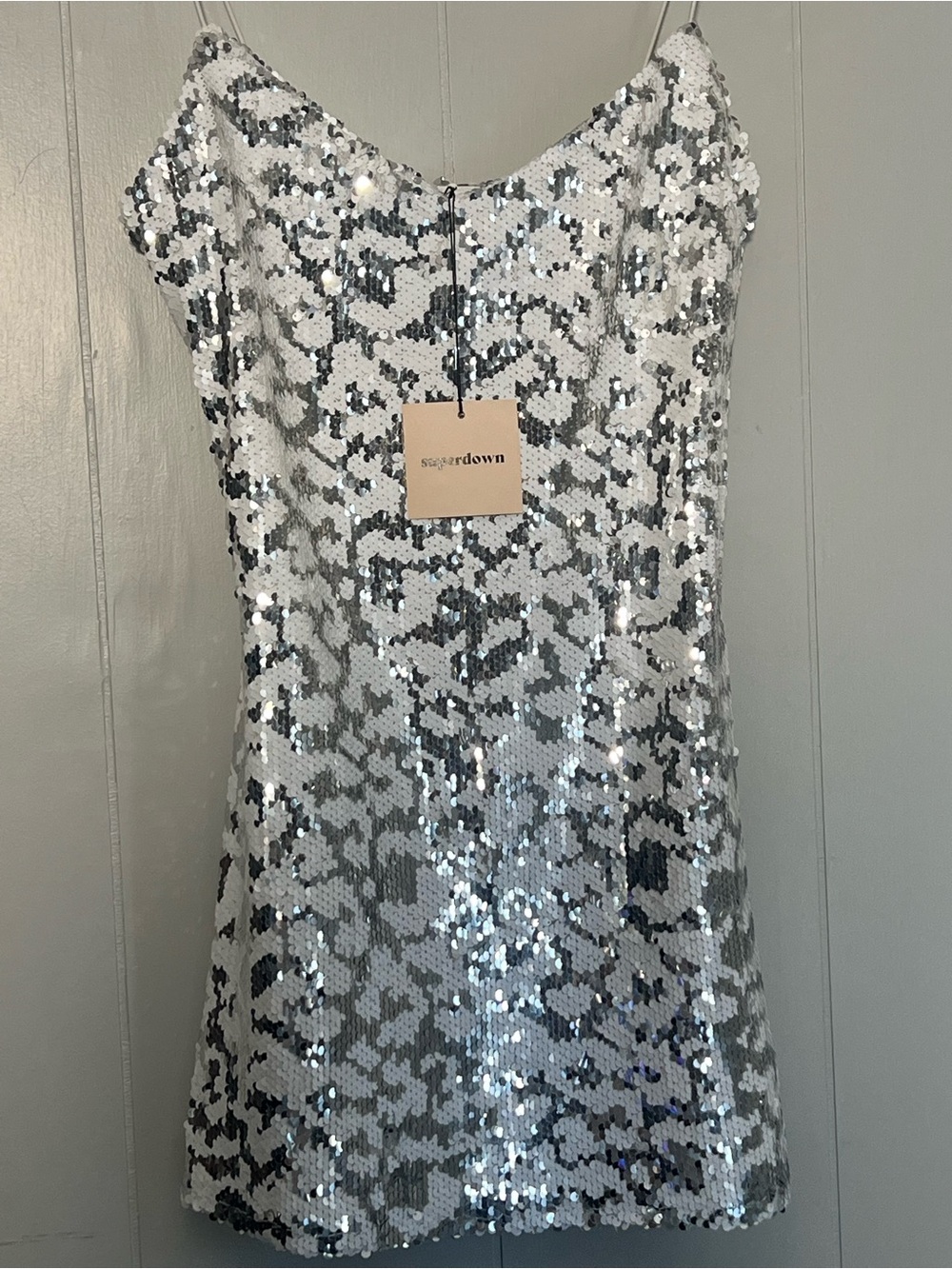 superdown Bryanna Mini Dress in White Multi - Picture 5 of 12